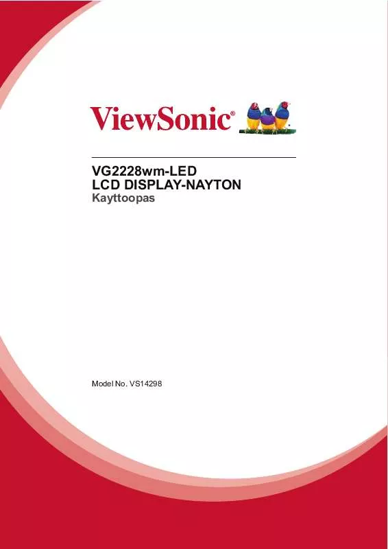 Mode d'emploi VIEWSONIC VG2228WM-LED