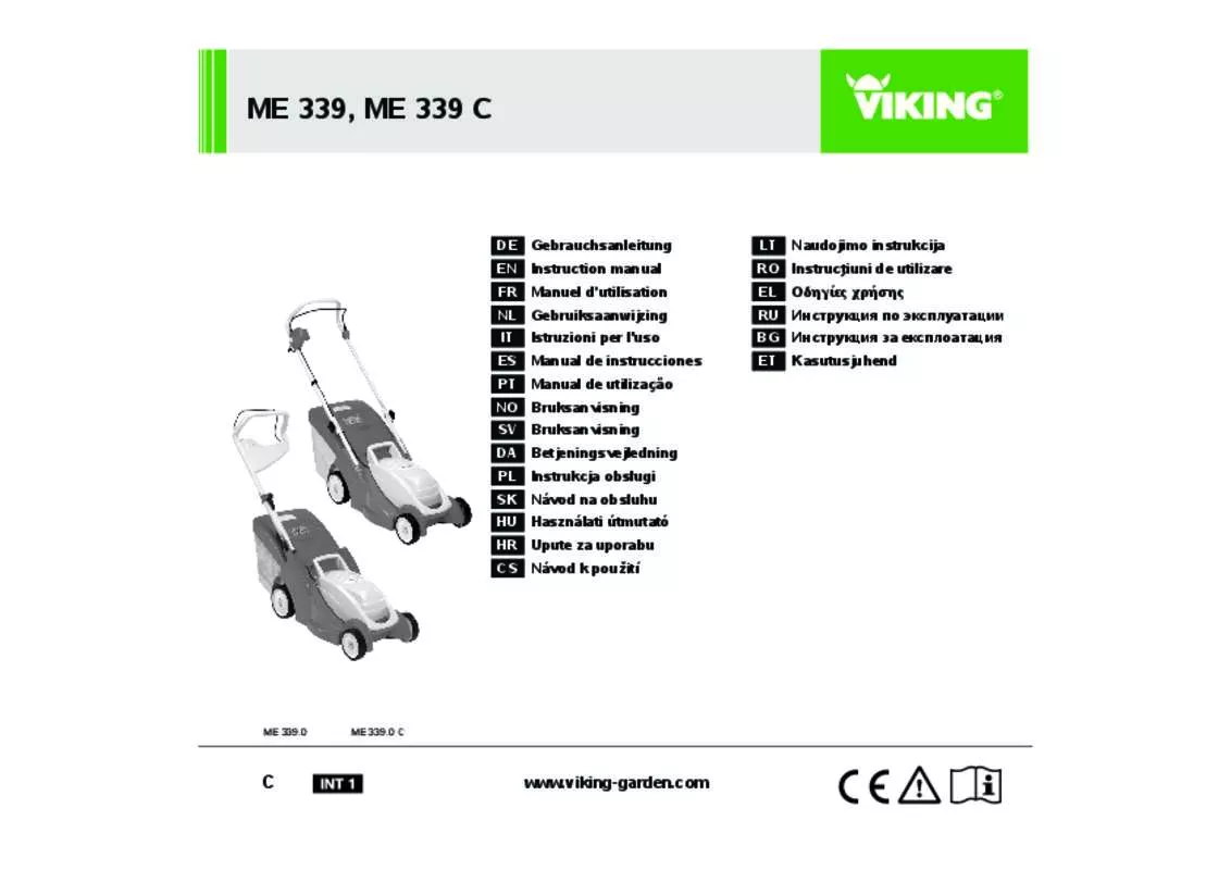 Mode d'emploi VIKING ME339