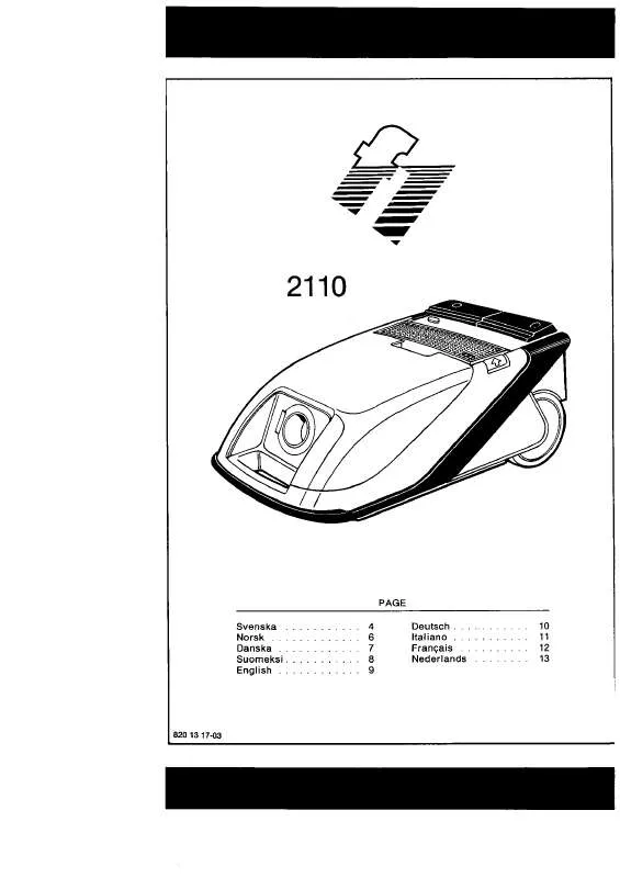 Mode d'emploi VOLTA T2110A