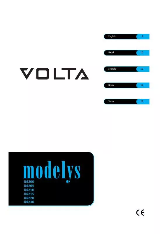 Mode d'emploi VOLTA U6205