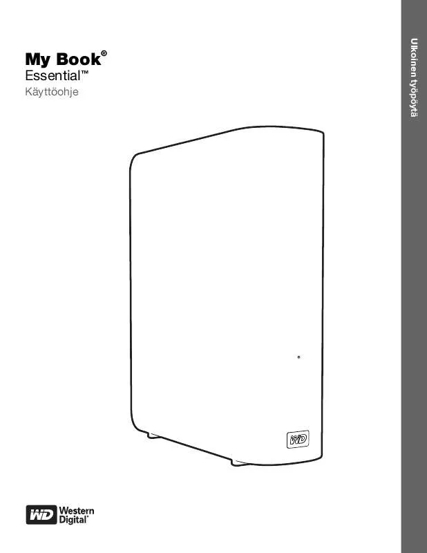 Mode d'emploi WESTERN DIGITAL MY BOOK ESSENTIAL