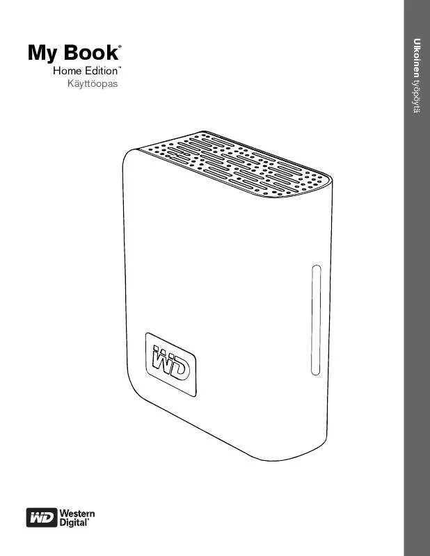 Mode d'emploi WESTERN DIGITAL MY BOOK HOME EDITION