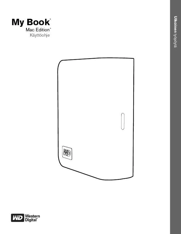 Mode d'emploi WESTERN DIGITAL MY BOOK MAC EDITION