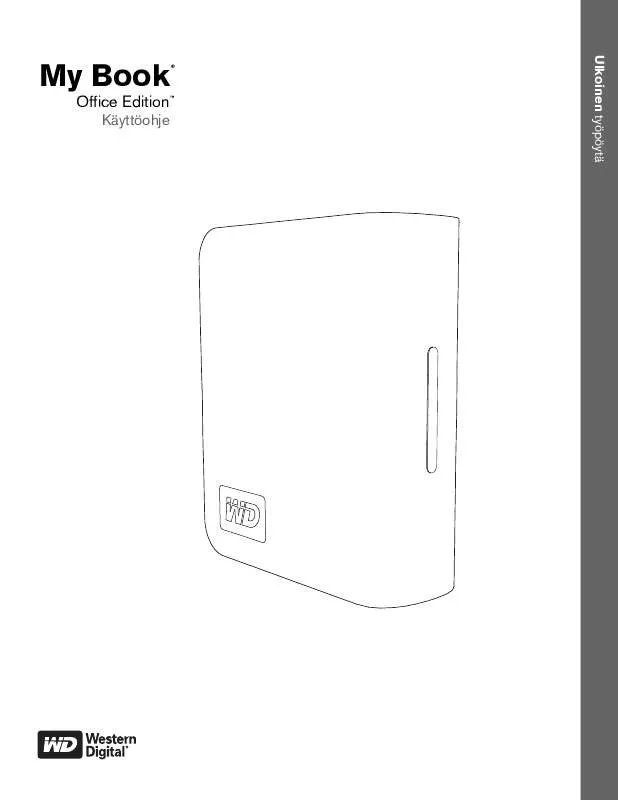 Mode d'emploi WESTERN DIGITAL MY BOOK OFFICE EDITION