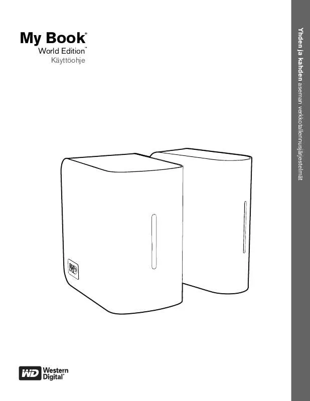 Mode d'emploi WESTERN DIGITAL MY BOOK WORLD EDITION