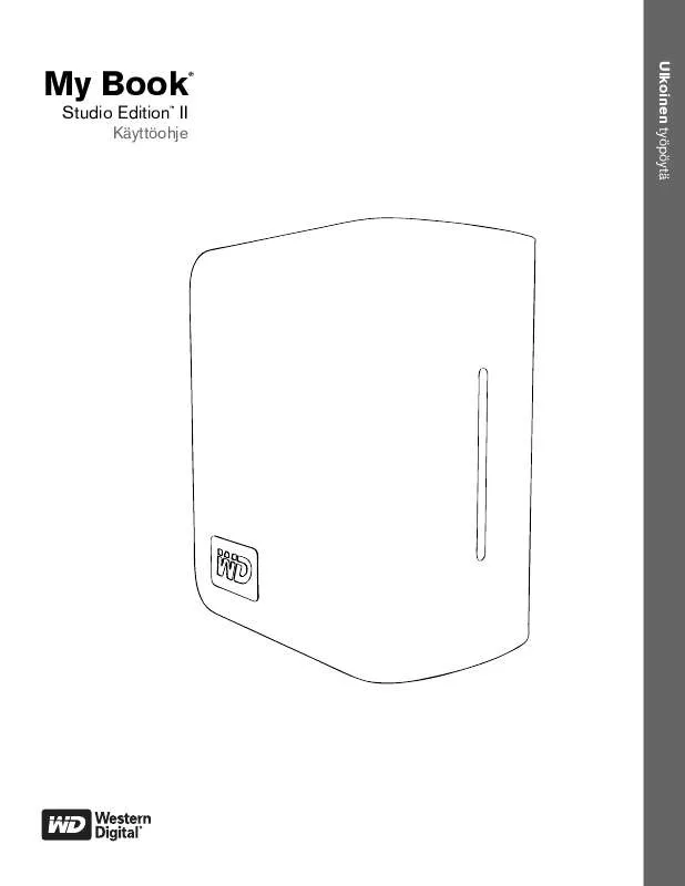 Mode d'emploi WESTERN DIGITAL STUDIO EDITION II