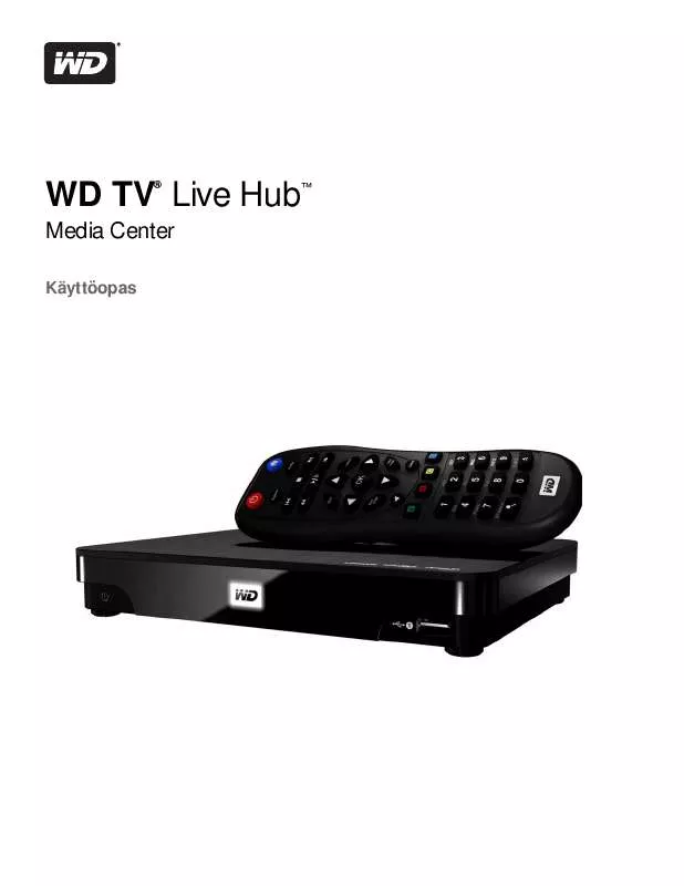 Mode d'emploi WESTERN DIGITAL TV LIVE HUB