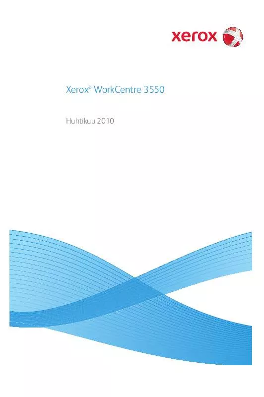 Mode d'emploi XEROX WORKCENTRE 3550