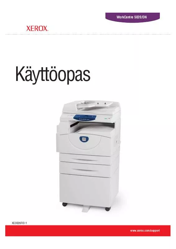 Mode d'emploi XEROX WORKCENTRE 5020