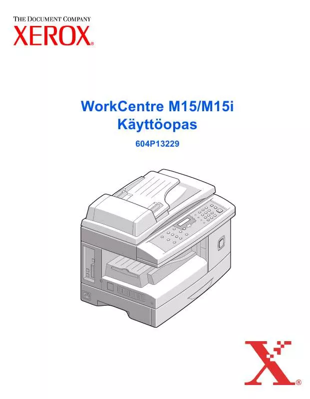 Mode d'emploi XEROX WORKCENTRE M15